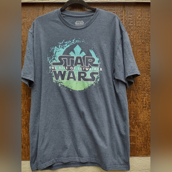 Star Wars: The Rise of Skywalker Rebel Wave Logo Graphic T-Shirt Men's XL - Picture 1 of 3